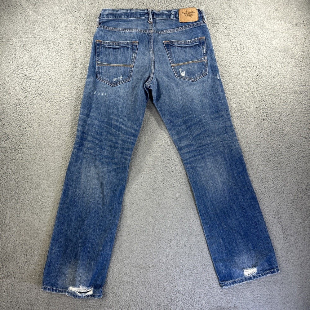 Abercrombie & Fitch Blue Straight Men Jeans - Picture 2 of 11